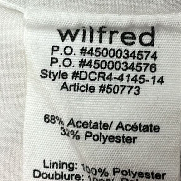 Wilfred Mauve Cream Sleeveless Classic Snap Up Zipper Accents Tunic Vest- XXS - Picture 13 of 14